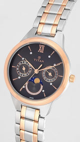 Titan Elegance Moonphase Women’s Watch NU2590KM02