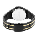Titan Black & Gold Multifunction Watch 1698KM02