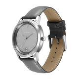 Titan Grey Dial Leather Strap Watch for Men 1806SL13