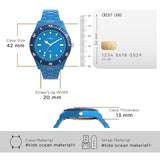 Timex Trend Blue Round Men’s Watch TW2Y04300UJ