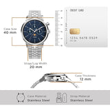 Timex Marlin Moon Phase Blue Dial Men Watch TW2W51300UJ