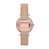 Fossil Carlie Mini Automatic Mesh Watch for Women ME3188