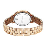 Titan Neo Maroon Rose Gold Women’s Watch NU2648WM11