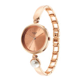 Titan Raga Power Pearls Rose Gold Dial Women's Watch NU2720WM01F