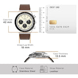 Q Timex Cream Dial Chronograph Men Watch TW2V42800U9