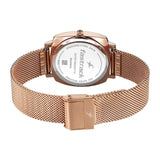 Fastrack Stunners Green Dial Rose Gold Girls Watch 68043WM03
