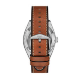 Fossil Everett Automatic Brown Leather Watch ME3261