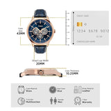 Timex Fashion Multifunction Blue Dial Men Watch TW000T310