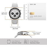 Timex Q Chronograph White Dial Men Watch TW2W53300UJ