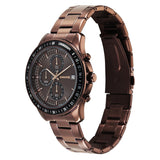 Sonata Brown Dial Brown Strap Men's Watch 77187KM04