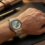 Titan Classique Half Cut Chronograph Men's Watch 90218WM01