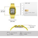 Q Timex LCA x Fortnite Yellow Digital Resin Watch TW2W96600X6
