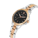 Timex Black Round Dial Women’s Watch TWEL232SMU05