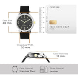 Timex Marlin Automatic Black Dial Men Watch TW2W33900U9