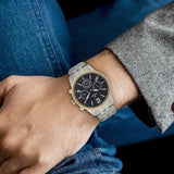 Titan Neo Blue Dial Steel Watch 1734KM01