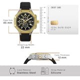 Timex UFC Street Black Octagonal Dial Men Watch TW2V87300X6