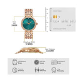 Timex Fria Green Round Women’s Watch TWEL13907