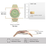 Q Timex Malibu Green 36mm Women’s Watch TW2V38700UJ