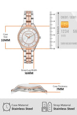 Michael Kors Lauryn Two-Tone Crystal Watch MK3979