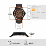 Fossil Townsman Leather Watch for Men ME3098