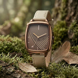 Fastrack Wild Brown Leather Girls Watch 6321QL02