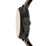 Fossil Machine Leather Watch for Men FS6165