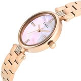 Timex Oval 23mm White Dial Women’s Watch TWEL27200