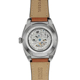 Fossil Everett Automatic Brown Leather Watch ME3261