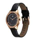 Fastrack Stunners Black Dial Black Girls Watch NU6296WL01