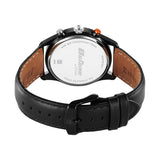 Titan Octane Black Dial Leather Strap Men's Watch 1805KL02
