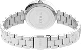 Timex Trend Women Silver-Tone Quartz Analog Watch 50M Water Resistant