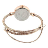 Titan White Dial Rose Gold Women’s Watch NU2586WM01