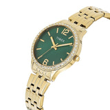 Timex Green Round Dial Women’s Watch TWEL230SMU01