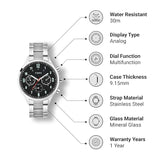 Timex Fashion Black Dial Multifunction Men Watch TWHG03SMU04