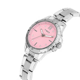Timex Pink Round Dial Women’s Watch TWEL232SMU01