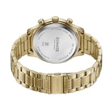 Sonata Green Dial Gold Strap Men's Watch NU77146YM02