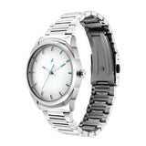 Fastrack White Dial Silver SS Men's Watch NT3273SM01