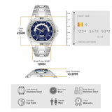 Timex Blue Dial Day-Date Men Watch TW000EL08