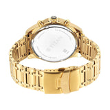 Titan Regalia Green Dial Gold Chronograph Watch 1830YM02