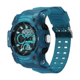 Fastrack StreetStyle Analog Digital Translucent Blue Men's Watch 38134PP02W
