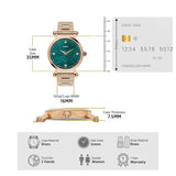 Timex Fria Green Round Women’s Watch TWEL14303