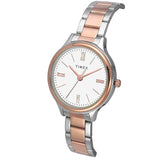 Timex White Round Dial Women Watch TWTL121SMU03