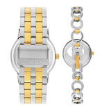 Timex Silver Dial Pair Watch TW00ZR317