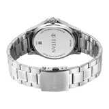 Titan Neo Arabic Beige Dial Steel Watch 1870SM06