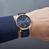 Titan Classique Suave Blue Dial Men’s Watch 90189KL01