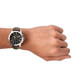 Fossil Grant Chronograph Leather Watch for Men FS4813