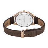 Titan Neo Grey Brown Women’s Watch NU2781WL02