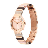 Titan Glitz Rose Gold Dial Women’s Watch NU95207WD01