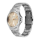 Titan Neo Arabic Beige Dial Steel Watch 1870SM06