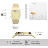 Q Timex Champagne Ana-Digital Men Watch TW2Y06000UJ